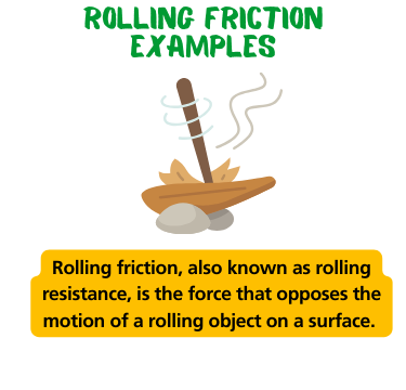 examples of rolling friction