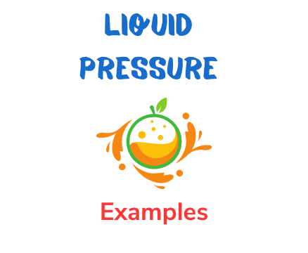 examples of liquid pressure