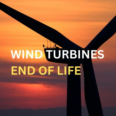 end of life problem of wind turbine