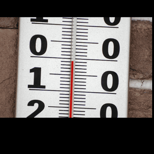 Absolute zero on Kelvin, Celsius and Fahrenheit temperature scales